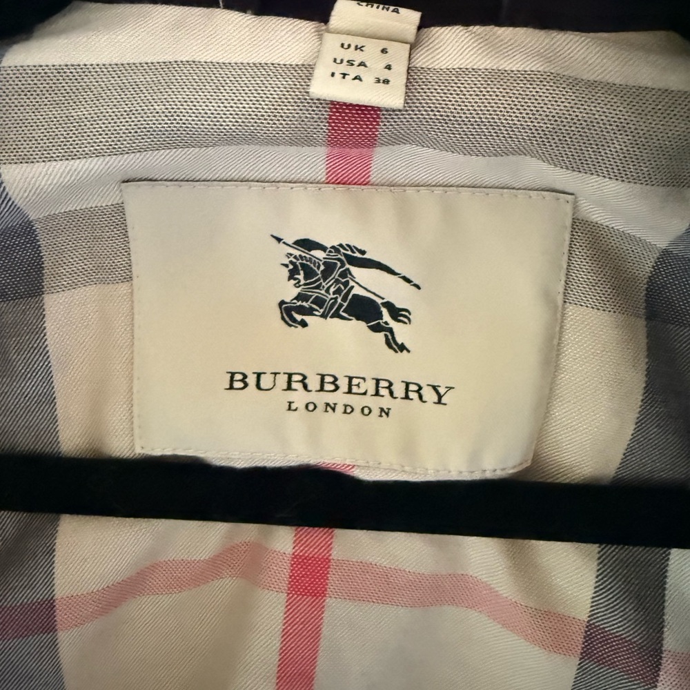 Burberry Black and White Trench Coat Iconic Style